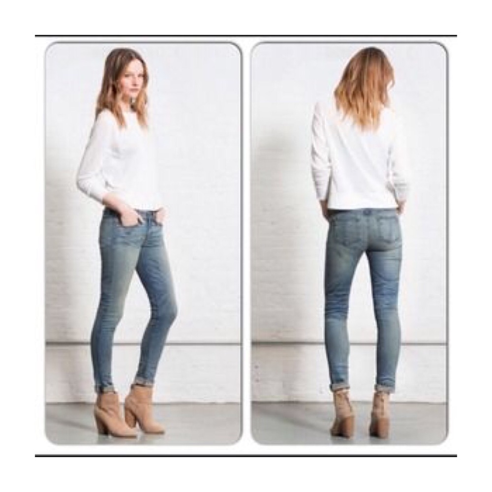 rag & bone Women's Skinny Jeans - Blue